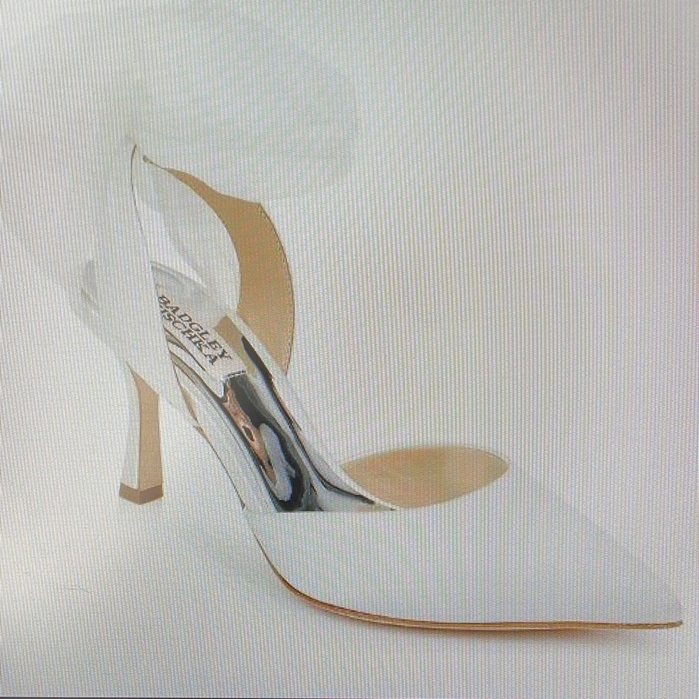 Badgley Mischka White Heels